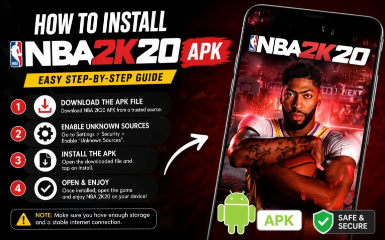 How to install NBA 2k20 apk